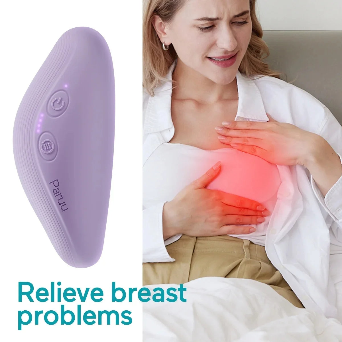 P10 Pump + Warming Lactation Massager Bundle
