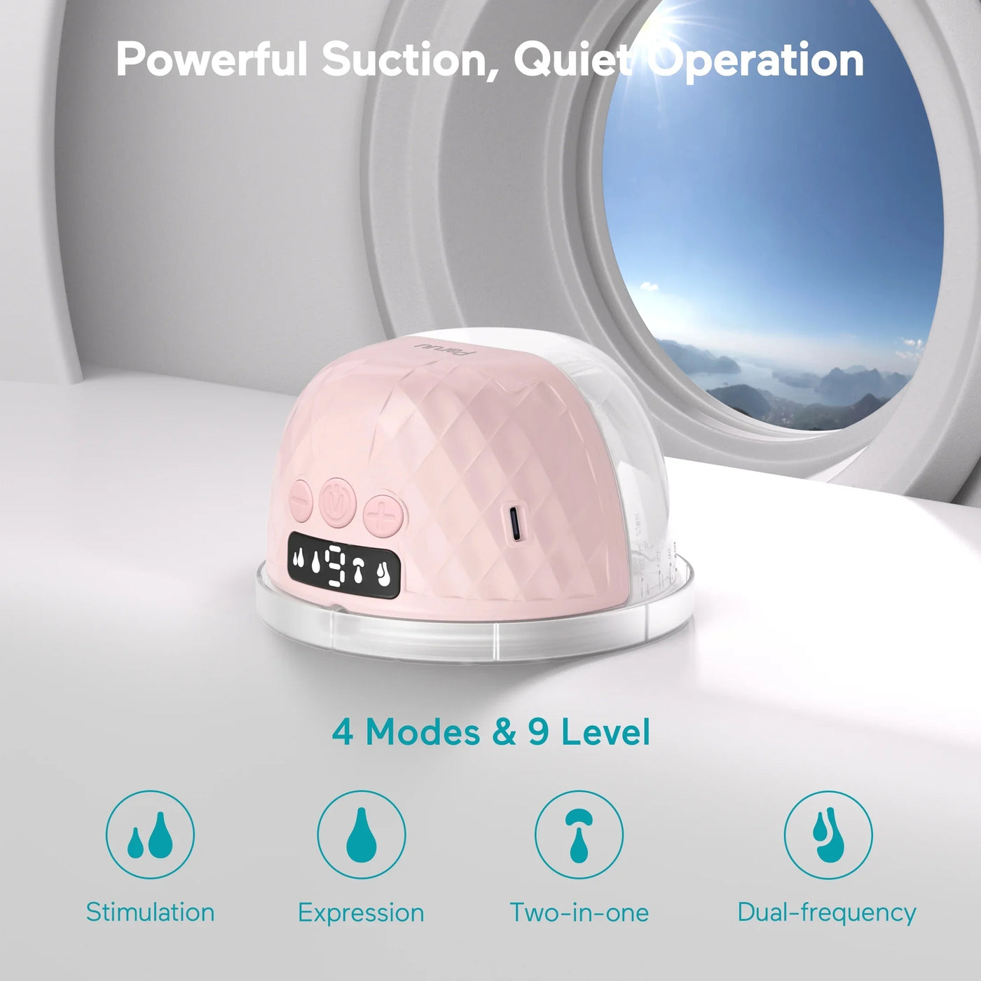 P10 Pump + Warming Lactation Massager Bundle