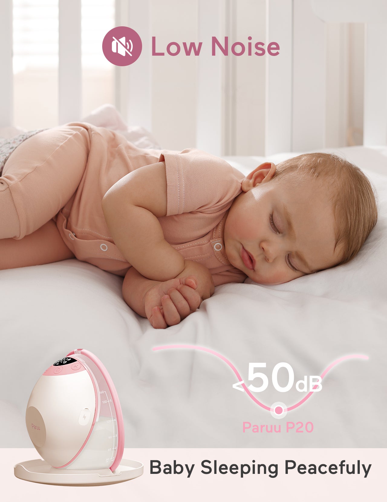 P20 Wearable Electric Breast Pump — Single