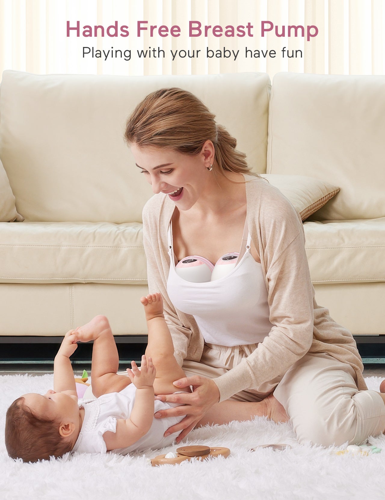 P20 Wearable Electric Breast Pump — Single