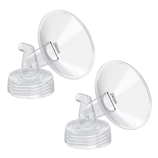 24 mm Flange Set for Spectra S1/S2/9 Plus — 2 Pack
